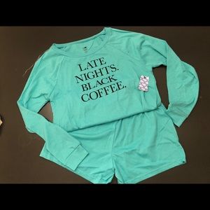 Late nights!  Lounge set small new with tags